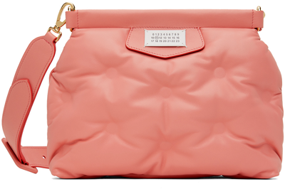 Maison Margiela Small Glam Slam Shoulder Bag In Coral