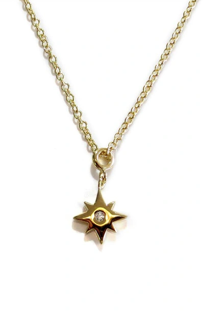 Liza Schwartz Starlight Pendant Necklace In Gold