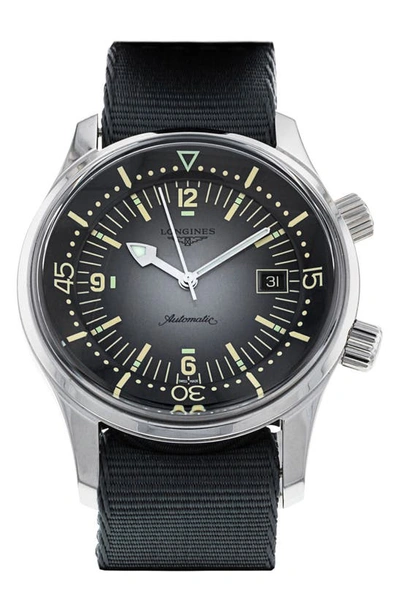 Watchfinder & Co. Longines  Legend Diver Automatic Watch, 42mm In Grey