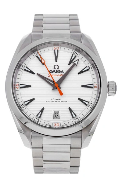 Watchfinder & Co. Omega  2023 Aqua Terra 150m Gents Bracelet Watch, 41mm In Silver