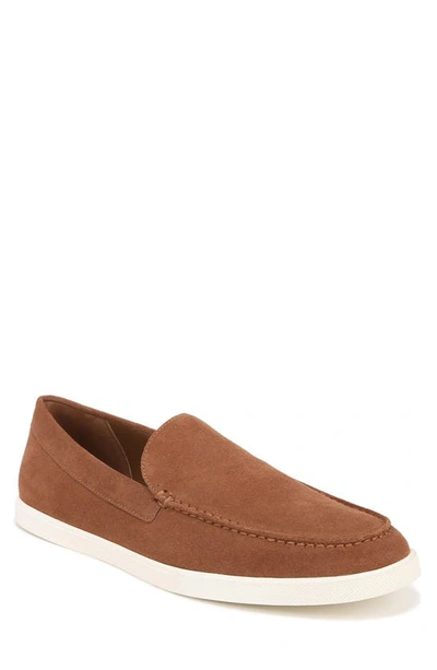 Vince Sonoma Loafer In Coriander Brown Suede