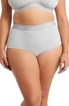 Ugg Desiray Cheeky Boyshorts In Grey Heather