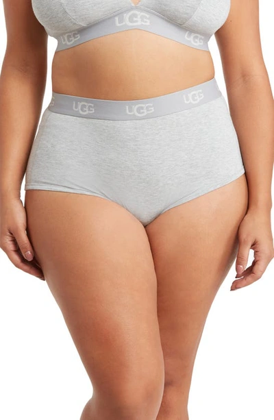 Ugg Desiray Cheeky Boyshorts In Grey Heather