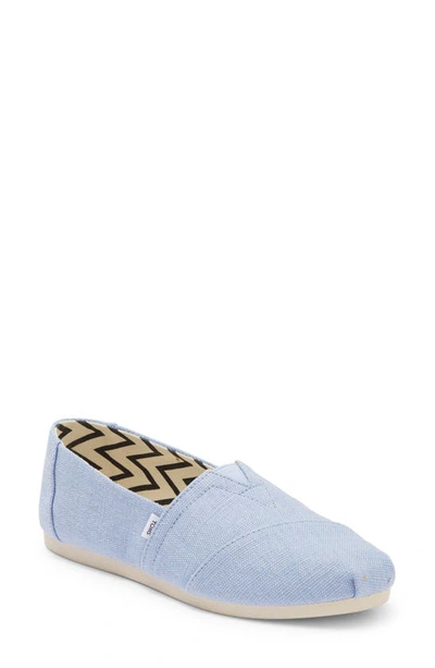 Toms Alpargata Slip-on In Medium Blue