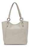 Vince Camuto Baile Leather Tote In Chalk