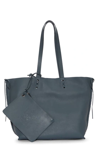 Vince Camuto Jamee Leather Tote In Basalt