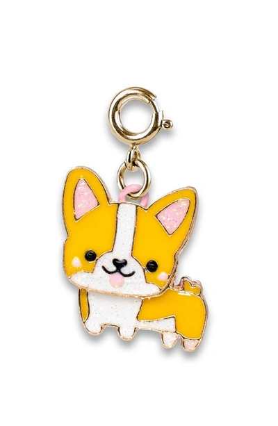 Charm It Kids' Corgi Charm In Tan