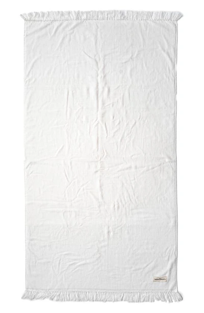 Business & Pleasure Co. The Beach Towel In Antique White