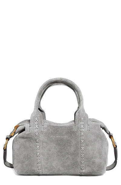 Aimee Kestenberg Mini Hudson Leather Satchel In Cool Grey