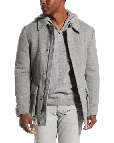 English Laundry Wool-blend Coat In Grey