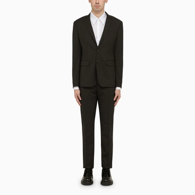 Dsquared2 Dark Grey Single-breasted Wool Suit