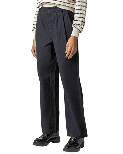 Lilla P Pleat Front Trouser In Black