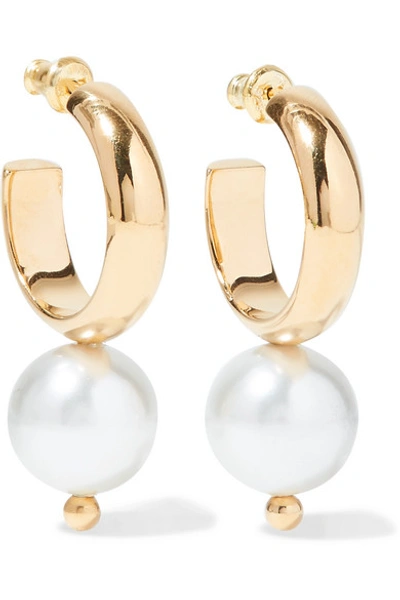 Simone Rocha Gold-plated Faux Pearl Earrings