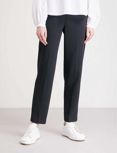 Whistles Anna Slim-fit Woven Trousers