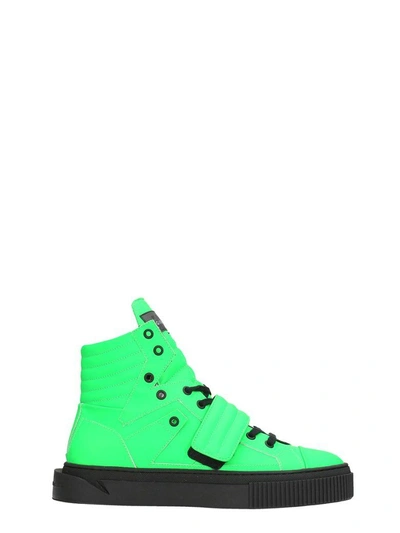Gienchi Hypnos Green Rubber Sneakers
