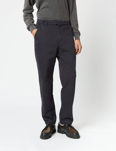 Bhode Everyday Pant Italian Cotton (relaxed, Straight) In Black