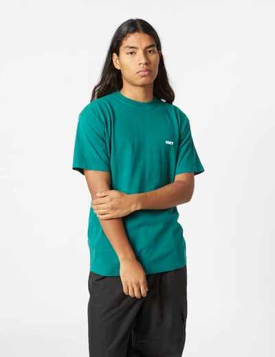 Obey Bold 3 T-shirt In Green
