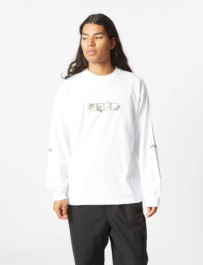 Carhartt -wip Assemble Long Sleeve T-shirt (organic) In White