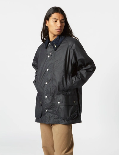 Barbour 40th Anniversary Beaufort Wax Jacket In Blue