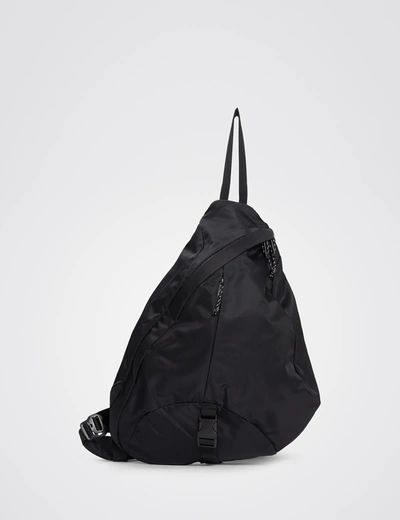 Norse Projects Nylon Twill Tri-point Bag (recycled) In Black
