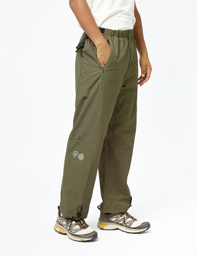 Purple Mountain Observatory Blocked Hiking Pant In Green