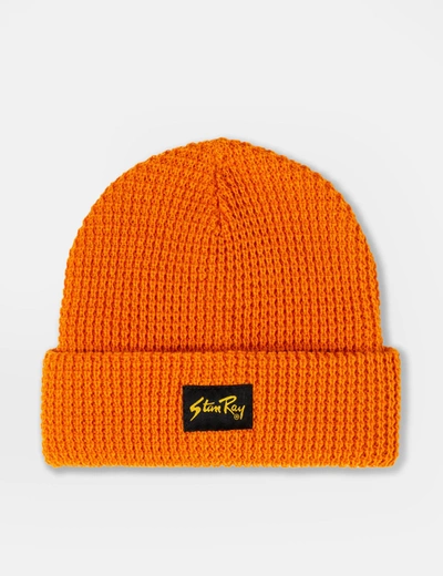 Stan Ray Waffle Knit Beanie In Gold