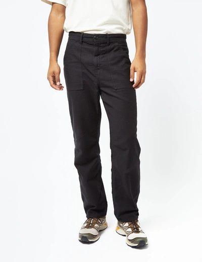 Stan Ray Fat Trouser (loose/sateen) In Black