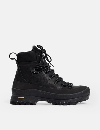 Norse Projects Arktisk Leather Hiking Boot In Black