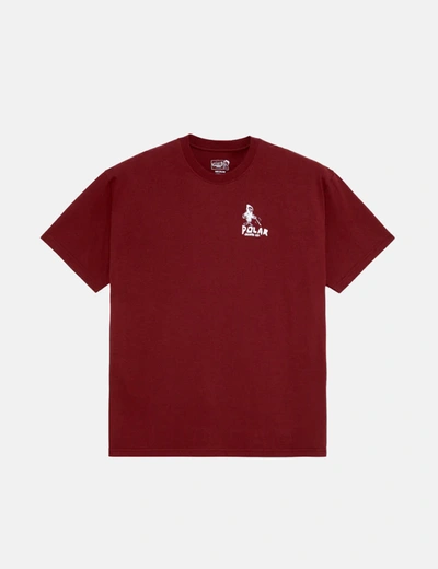 Polar Skate Co . Reaper T-shirt In Red