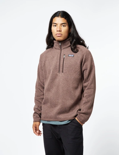 Patagonia Better Jumper 1/4 Zip Fleece In Brown