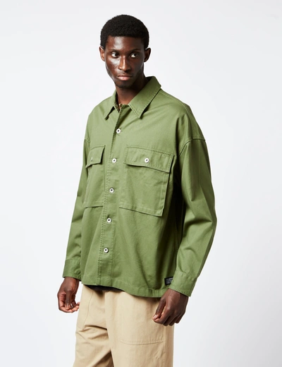 Levi's Levis Masonic Patch Overshirt In Green