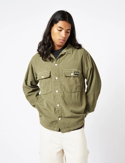 Stan Ray Cpo Shirt (cord) In Green