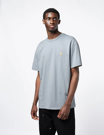 Carhartt -wip Chase T-shirt (loose) In Grey