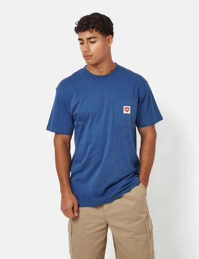 Carhartt -wip Pocket Heart T-shirt (loose) In Blue