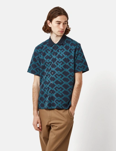 Thisisneverthat Jacquard Polo Shirt In Blue