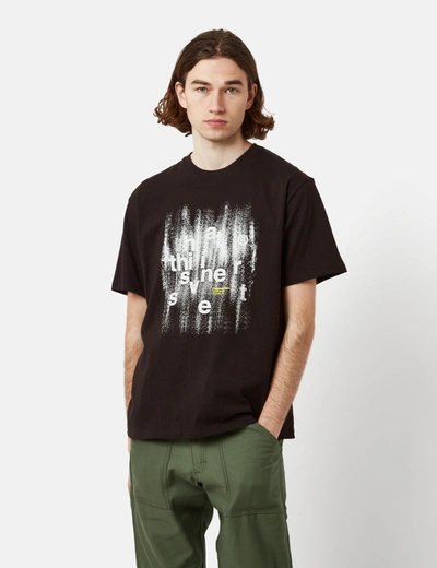 Thisisneverthat Brush Painted T-shirt In Black