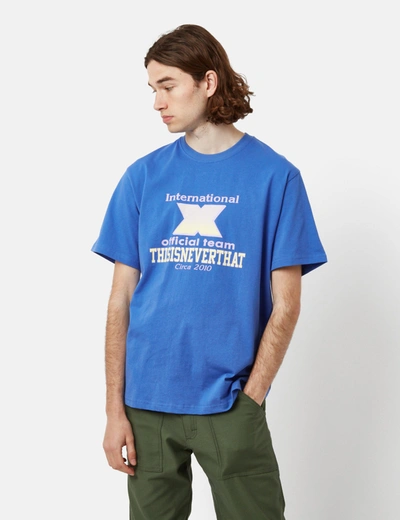 Thisisneverthat X-intl. T-shirt In Blue