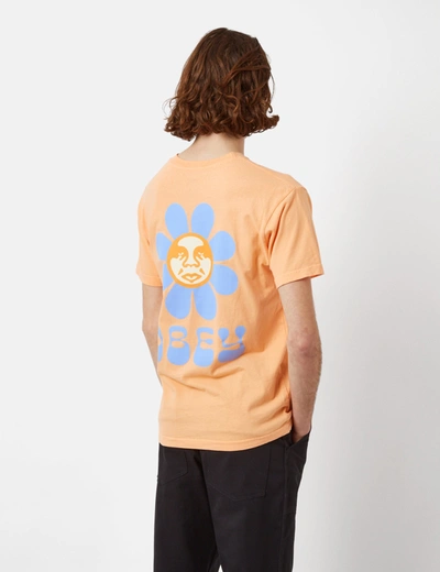 Obey Petal T-shirt (organic) In Orange