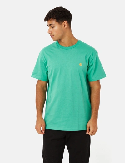 Carhartt -wip Chase T-shirt (loose) In Green