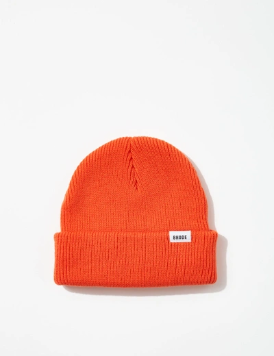 Bhode Everyday Beanie Hat In Orange