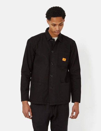Service Works Coverall Jacket (canvas) In Black