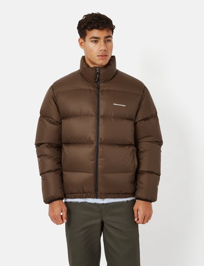 Thisisneverthat Pertex T Down Jacket In Brown