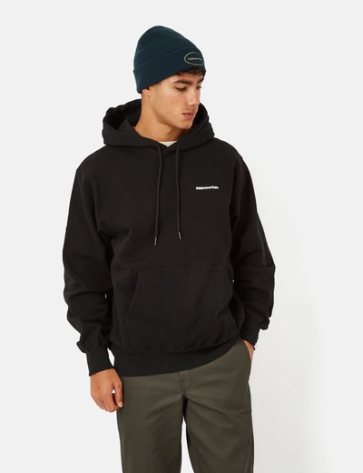 Thisisneverthat Basic T-logo Hooded Sweatshirt In Black