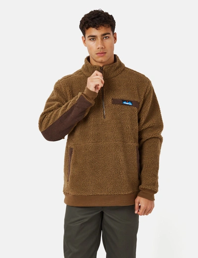 Kavu Calawah Sherpa Fleece In Brown