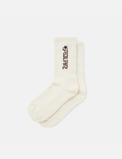 Polar Skate Co . Star Socks In White