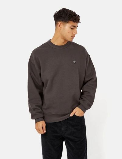 Polar Skate Co. Patch Crewneck Sweatshirt In Black