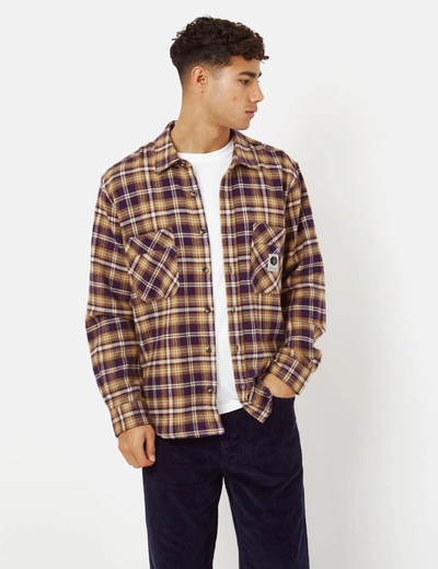 Polar Skate Co. Flannel Shirt In Purple