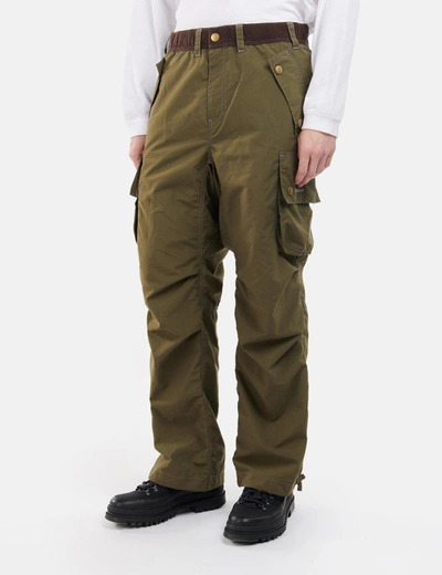 Barbour X And Wander Splits Pants (relaxed, Taper) In Green