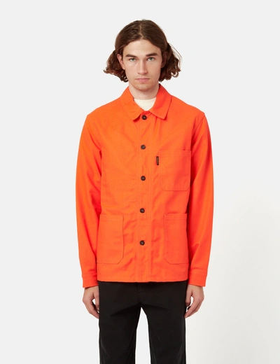 Le Laboureur Work Jacket (cotton Twill) In Orange