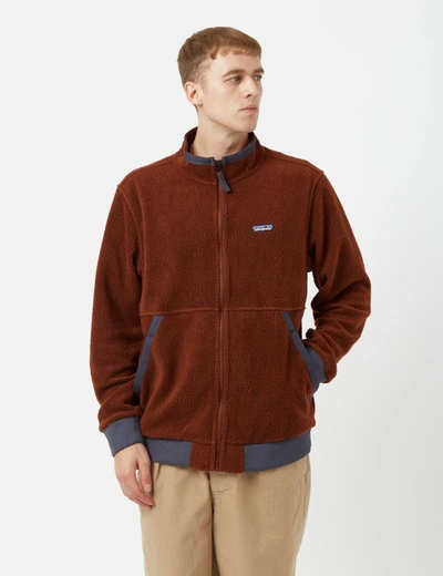 Patagonia Shearling Jacket In Red